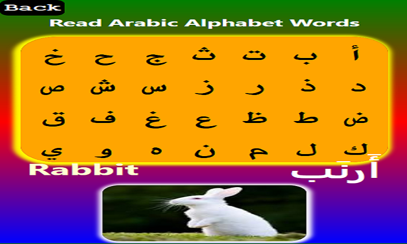 Arabic Alphabet Words With Meanings And Pictures - App on Amazon Arabic Alphabet Words With Meanings And Pictures - App on Amazon
